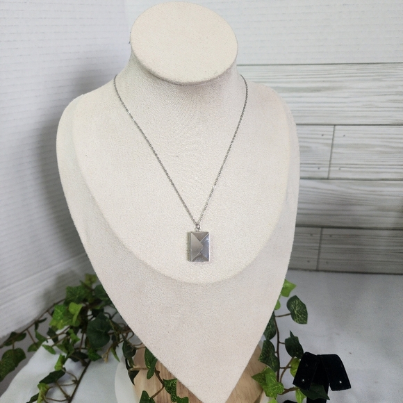 Silver Letter Envelope Love Note Necklace - Picture 5 of 7